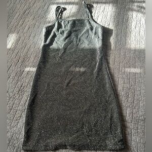 new year’s eve silver sparkle dress